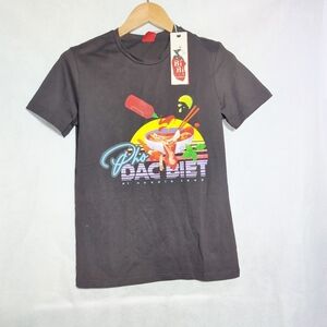 Bibisama Streetwear Sz S Pho Dac Biet Sriracha Black T-Shirt NWT